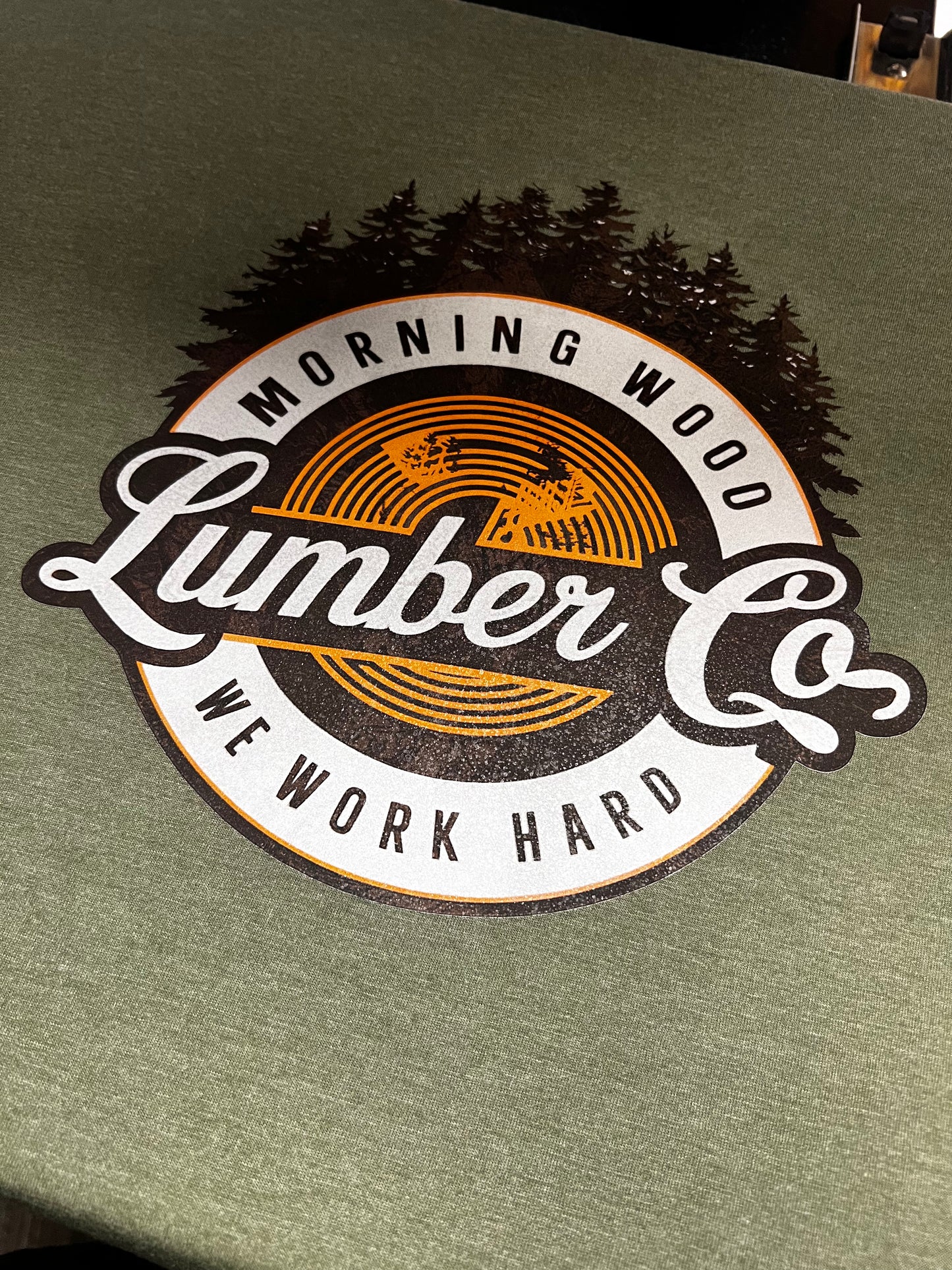 MORNING WOOD LUMBER CO. tshirt