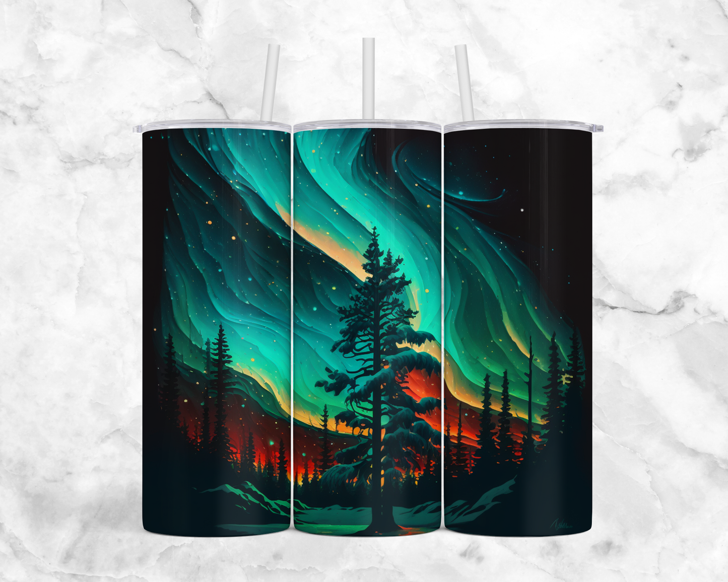 20 oz insulated stainless steel tumbler