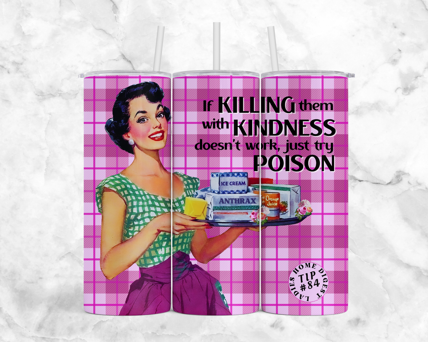 20 oz insulated stainless steel tumbler