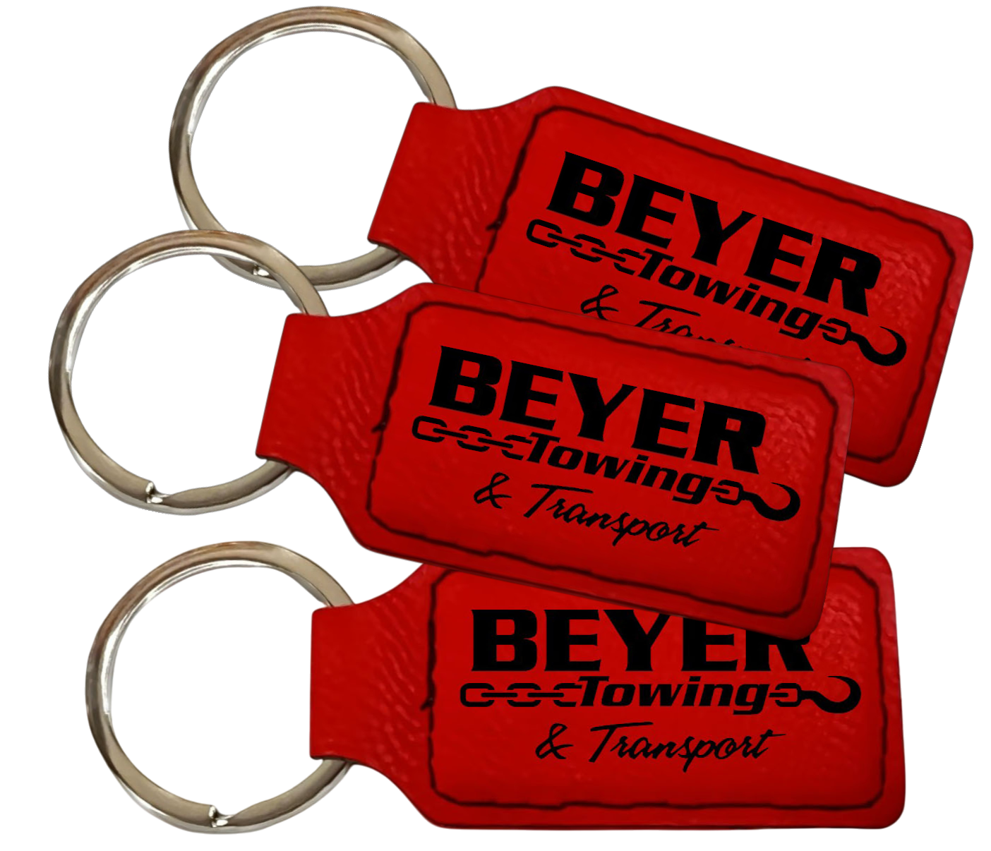 Your Logo Laser Engraved Keychains