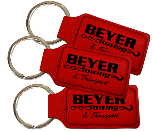 Your Logo Laser Engraved Keychains
