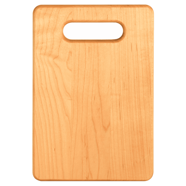 Maple Charcuterie / Cutting Board - 9" x 6" with Cutout