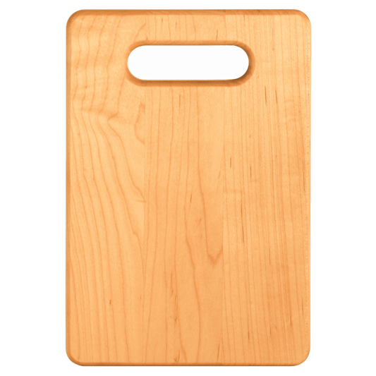 Maple Charcuterie / Cutting Board - 9" x 6" with Cutout