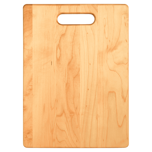 Maple Charcuterie / Cutting Board -13 3/4" x 9 3/4" with Cutout