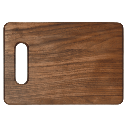 Walnut Charcuterie / Cutting Board - 9" x 6" with Cutout