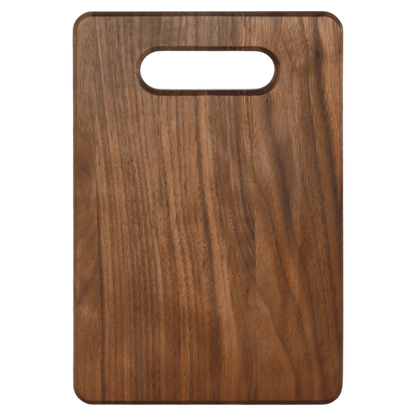 Walnut Charcuterie / Cutting Board - 9" x 6" with Cutout