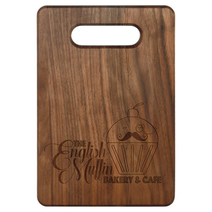 Walnut Charcuterie / Cutting Board - 9" x 6" with Cutout