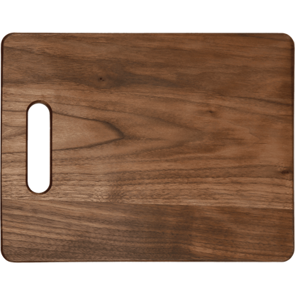 Walnut Charcuterie / Cutting Board - 11 1/2" x 8 3/4" with Cutout