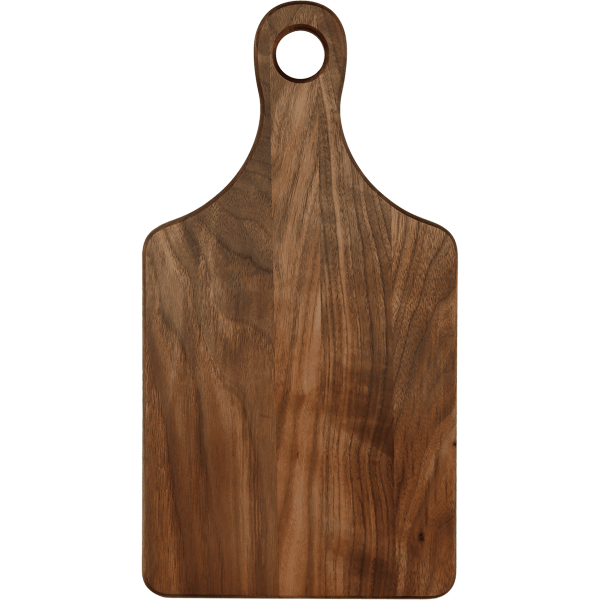 Walnut Paddle Shaped Charcuterie / Cutting Board 13 1/2" x 7"