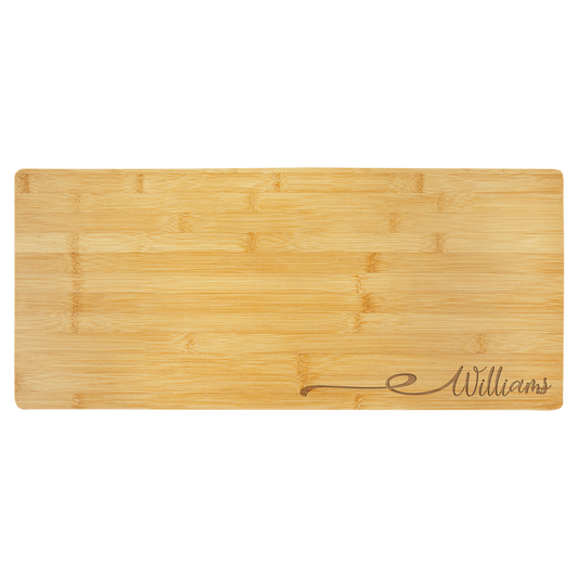 Bamboo Charcuterie / Cutting Board 23 3/4" x 10"