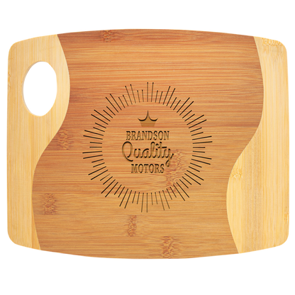 Bamboo Charcuterie / Two Tone Cutting Board