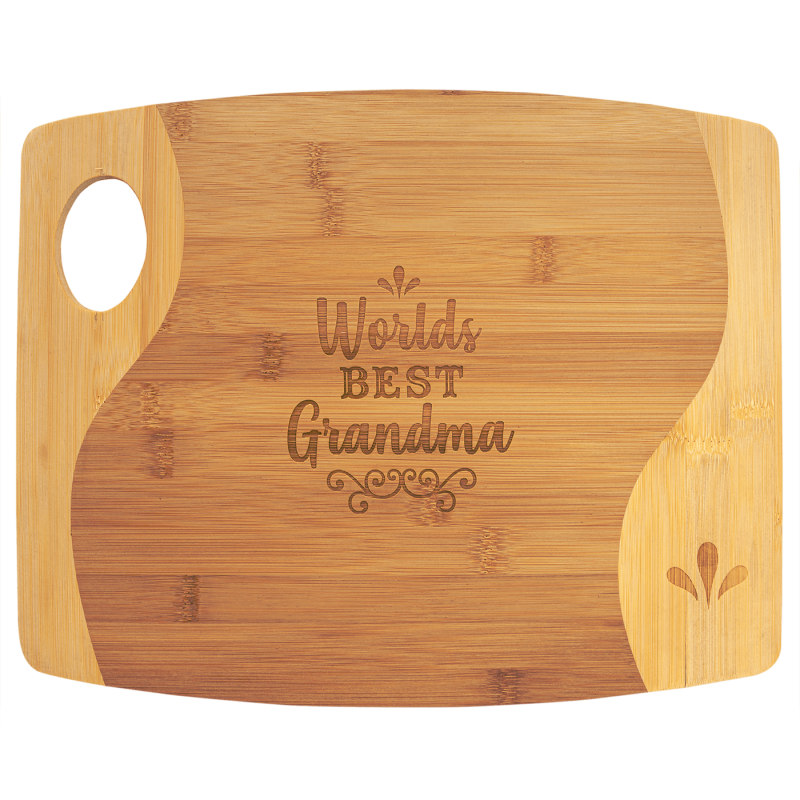 Bamboo Charcuterie / Two Tone Cutting Board