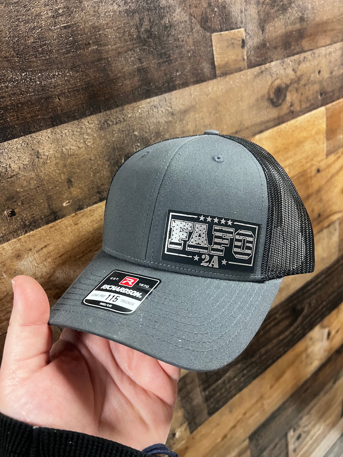 Leather Patch Hats