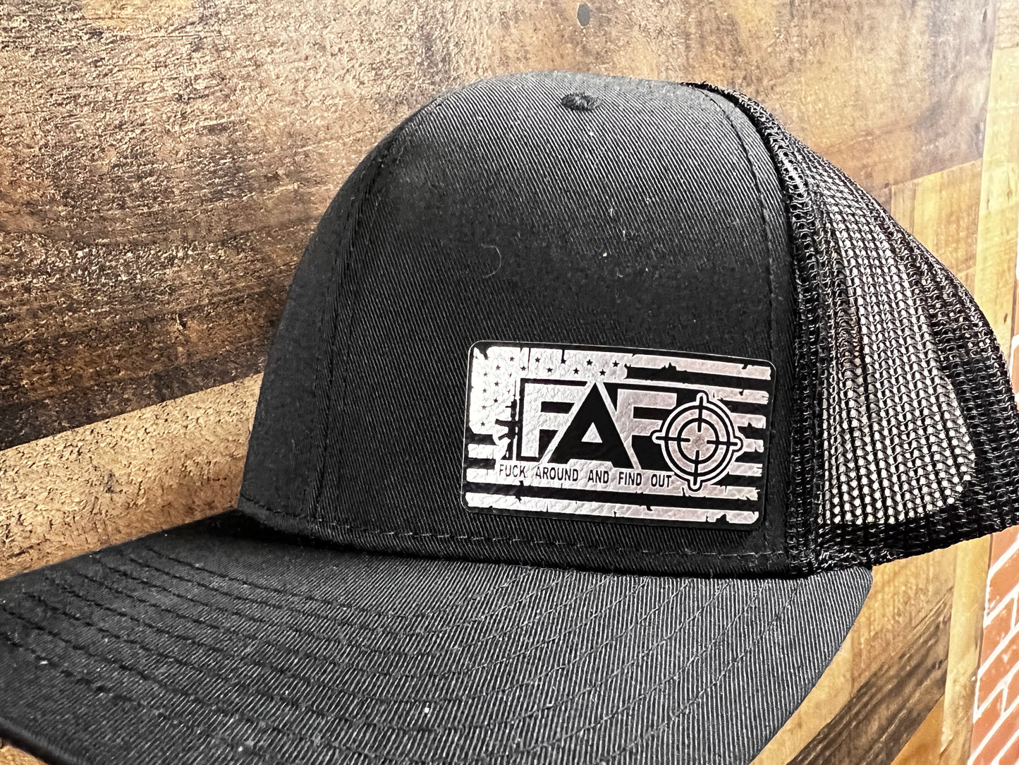 Leather Patch Hats